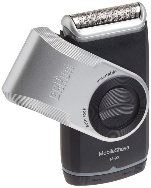 Braun Electric Razor for Men - M90 Mobile Shaver with Precision Trimmer | Washable Design