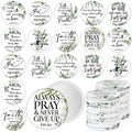 GlikCeil 54 Pcs Easter Christian Gifts Compact Mirrors Bulk Inspirational Bible Verse Mini Pocket Makeup Mirror for Coworkers Employees Team Church Party Favors Sunday School Women's History Month