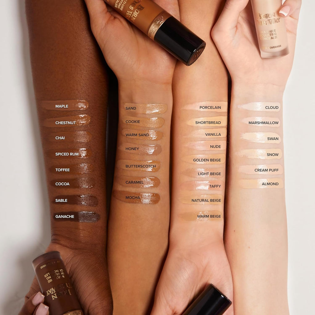 Too Faced Born This Way Concealer - Full Coverage, Non-Comedogenic & Long Lasting | Infused with Hyaluronic Acid & Coconut Water