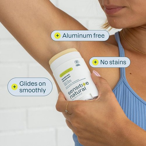 ATTITUDE Deodorant - Aluminum Free & Vegan for Sensitive Skin | Long-Lasting Vanilla Cream, 2.64 Oz
