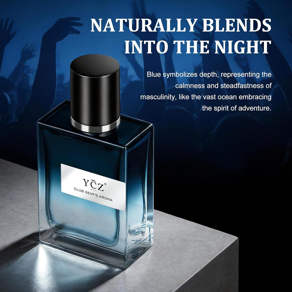 Ycz Club Cologne for Men - 1.7oz Long-Lasting Fragrance with Aromatic Woody Notes | Perfect Gift for Gentlemen