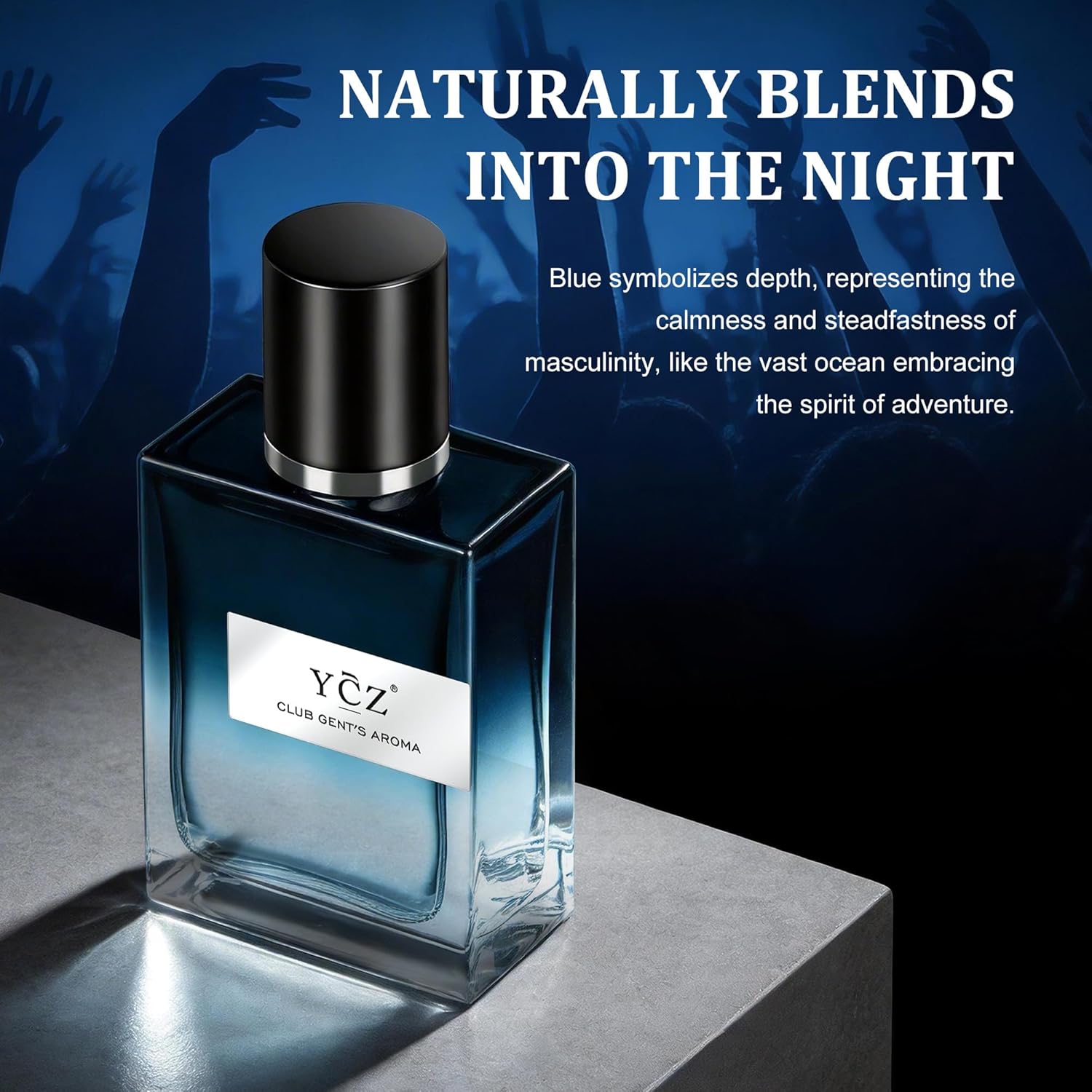 Ycz Club Cologne for Men - 1.7oz Long-Lasting Fragrance with Aromatic Woody Notes | Perfect Gift for Gentlemen