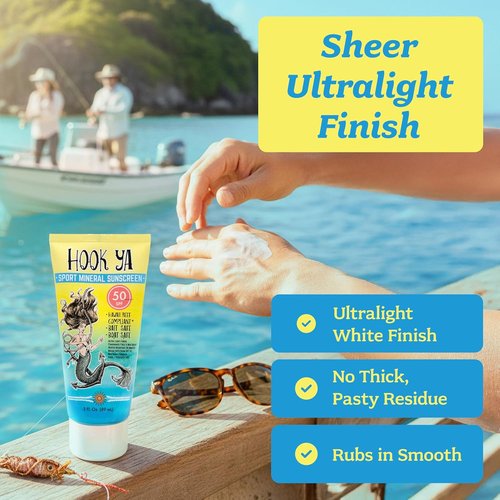 Hawaii Reef Compliant Non-Nano Mineral Sunscreen - 3oz Travel Size | UVA/UVB Protection, Fragrance-Free