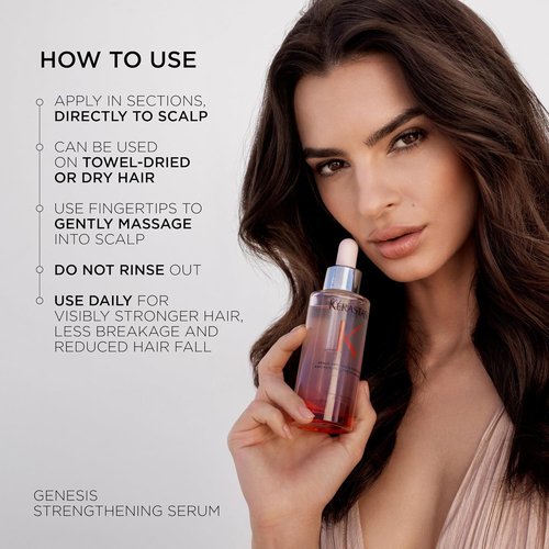 Kerastase Genesis Hair Serum - Daily Strengthening Treatment for Weak, Damaged Hair | Nourishes & Reinforces | Silicone-Free