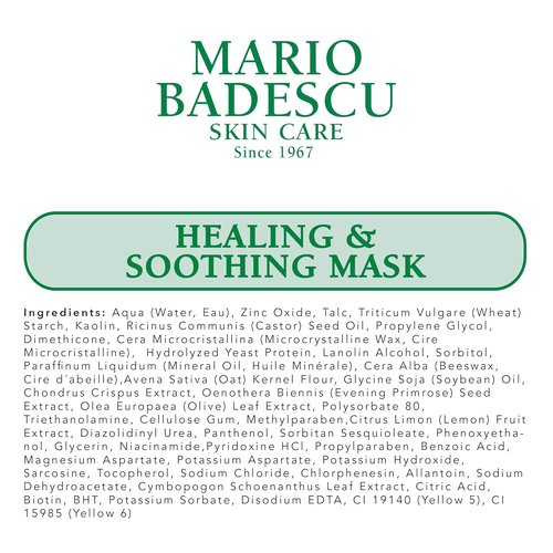 Mario Badescu Cucumber Tonic Face Mask - Healing & Soothing Enzyme Revitalizing Formula | 2 Oz