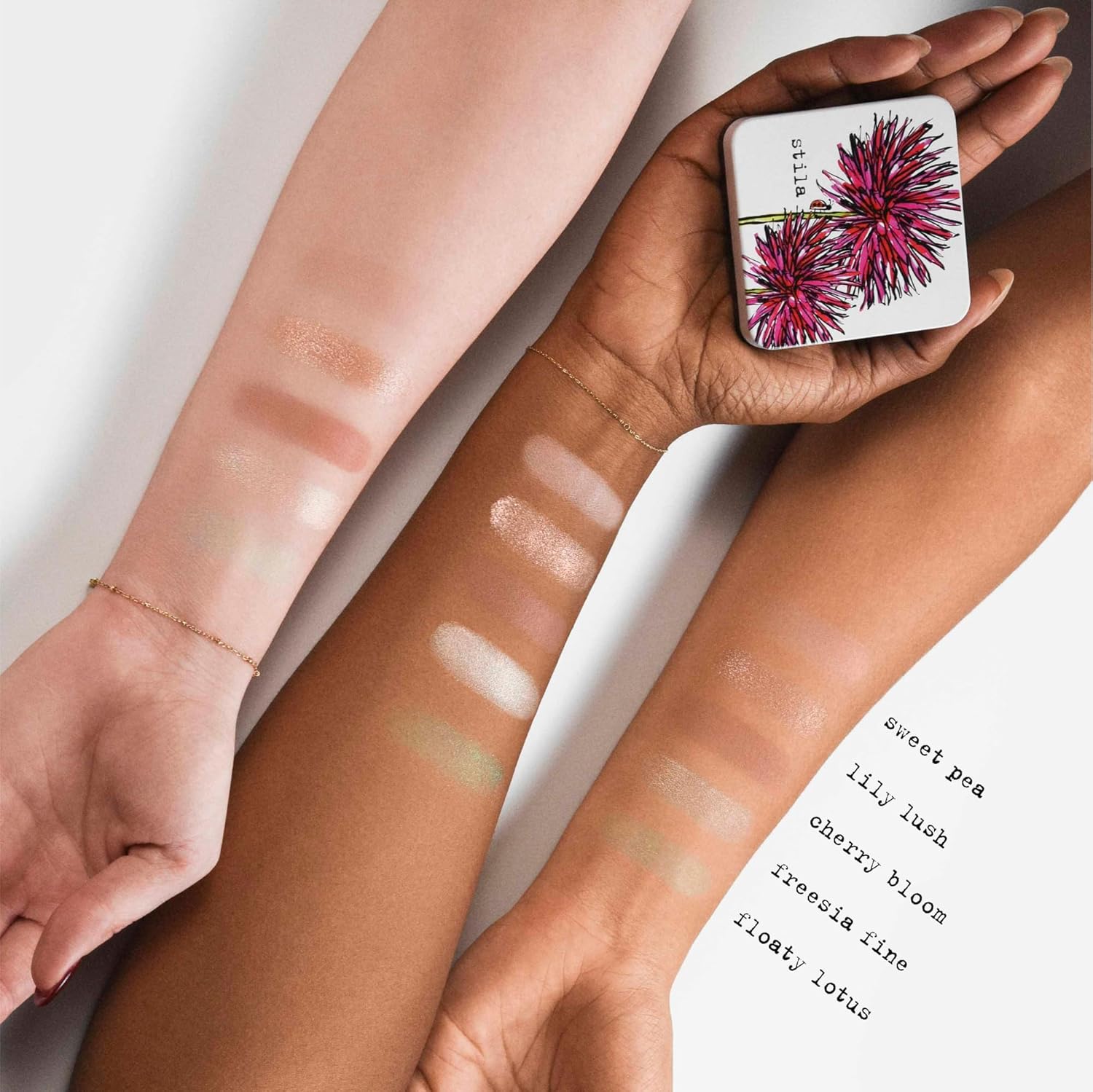 Stila Pocket Play™ Eye Shadow Palette - 5 Blendable Shades for Eyes, Face & Highlight | Travel-Friendly Compact