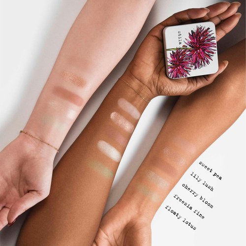 stila Pocket Play Eye Shadow Palette | 5 Silky Powder Shades for Eyes, Face, Highlight & Contour | Compact, Travel-Friendly, Blendable Formula | Matte & Shimmer, Neutral & Bold Tones