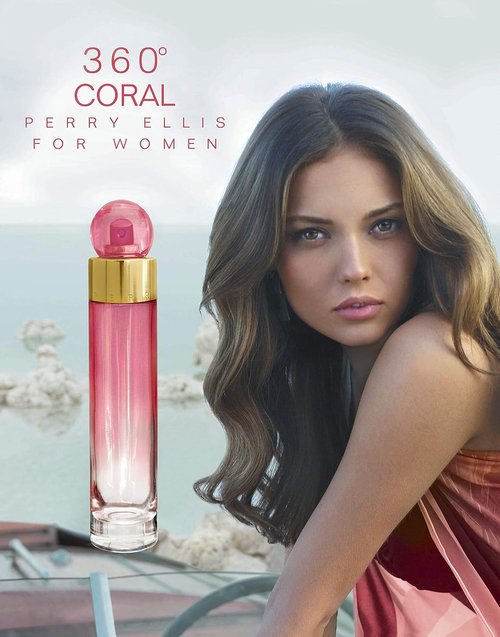 Perry Ellis 360 Coral Eau De Parfum Spray - 6.8 Oz | Vibrant Fragrance for Women