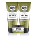 Softsheen-Carson Magic Shaving Beard Grooming Kit for Men with Cedarwood Oil, Includes Beard Butter, Scrub and Cleanser, Gift Set for Facial Hair Care,1 kit