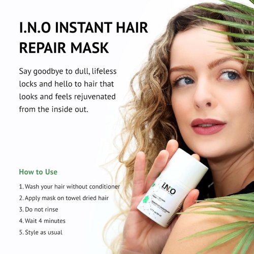 Earthly Body Leave-In Haircare Mask - Instant Repair for Shiny, Frizz-Free Hair - 1.7 fl oz - Vegan & Cruelty-Free