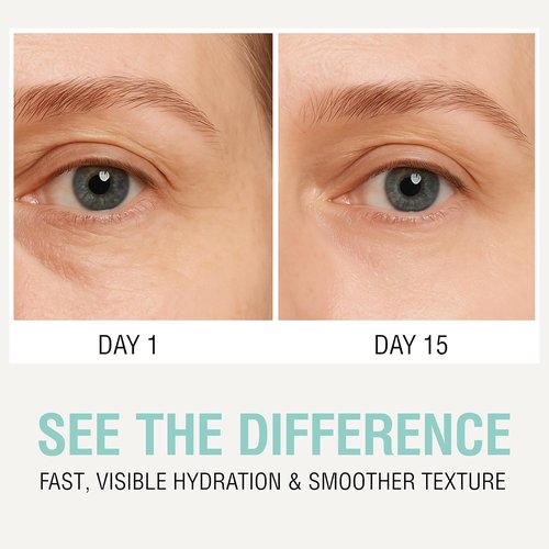 NOVEHA Hydrating Eye Cream - Vegan Ceramide Moisturizer for Sensitive Skin | 30 ml, Anti-Aging Formula for Fine Lines & Puffiness