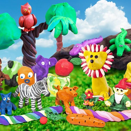 Magic Clay Air Dry Clay - 84 Vibrant Colors, Soft & Ultra Light Modeling Clay Set for Kids Ages 3+