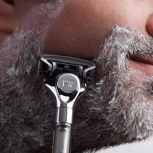 Cremo Original Shave Gift Set for Men, includes Impossibly-Slick 6 oz Shaving Cream, Chrome Barber Grade Razors for Men and four Razor Blades Refills