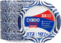 Dixie Ultra Large Paper Plates - Heavy Duty, Microwave-Safe, Soak-Proof | 10 Inch, 172 Count