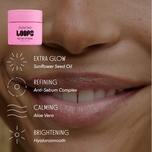 LOOPS Luxe Lips Trio Ultra Hydrating Lip Masks - Exfoliate, and Restore Hydration Below the Surface - Lip Balm, Stocking Stuffer