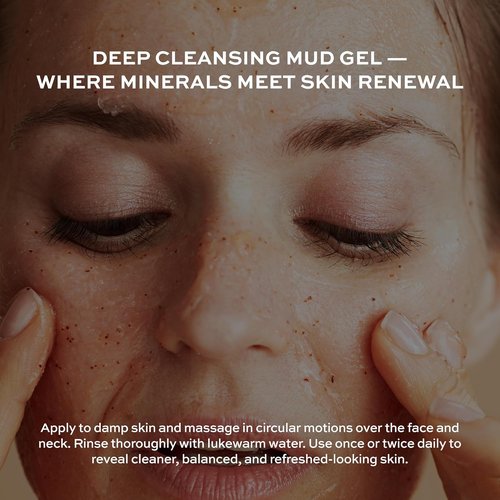 Regine Switzerland Deep Cleansing Mud Gel - Natural Facial Cleanser for Oily Skin