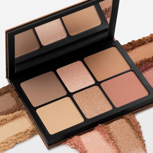 Smashbox The Cali Contour Palette - Six-Shade Contour Kit with Highlighter, Bronzer & Blush for Dimension & Glow
