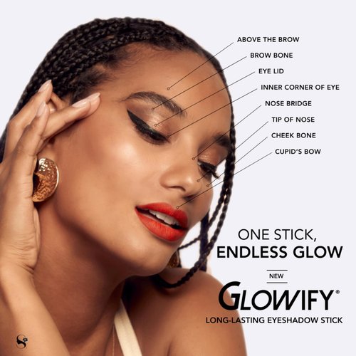 SeneGence Glowify Long-Lasting Eyeshadow Stick, Rose Gold, Multi-Use Highlighter for Eyes, Cheeks, Brow Bone, Effortless Application with Smooth, Velvety Finish