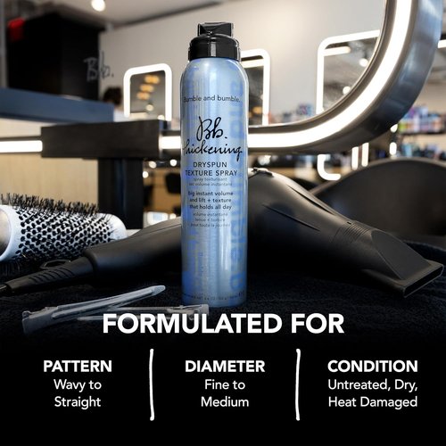 Bumble and bumble. Thickening Dryspun Texture Spray - Lightweight Hair Volume Spray | Adds Hold for Fine to Medium Hair