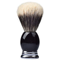 JEQUIL&CORENVEO Fine Silvertip Badger Bristle Shaving Brush, With Heavy Weight Resin Base (Curved Top)