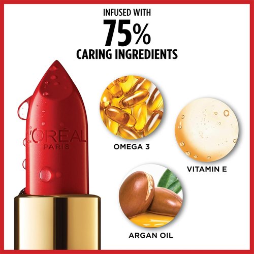 L'Oreal Paris Colour Riche Lipstick - Creamy Hydrating Formula with Argan Oil & Vitamin E | Fairest Nude