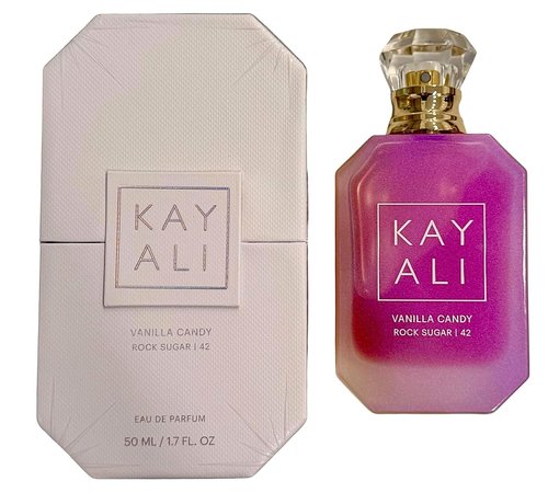 KAYALI Vanilla Candy Rock Sugar | 42 Eau de Parfum – Sweet Pear, Bubble Gum & Vanilla Cream, 50 ml