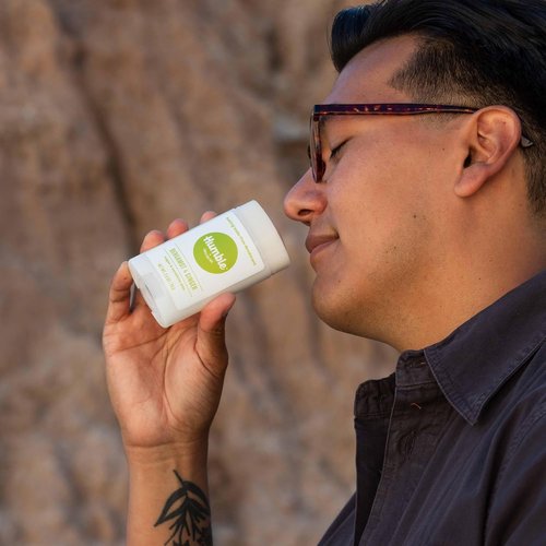 Humble Aluminum-Free Deodorant - Natural Bergamot & Ginger Stick for Sensitive Skin, 2.5 Oz