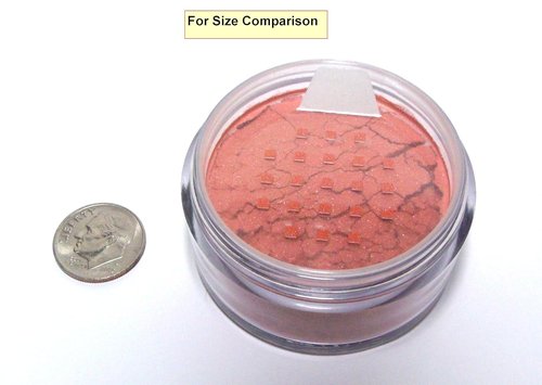 Pure Ziva Loose Mineral Highlighter Blush Powder - Deep Coral Pink Shade, Talc & Paraben Free, 7g