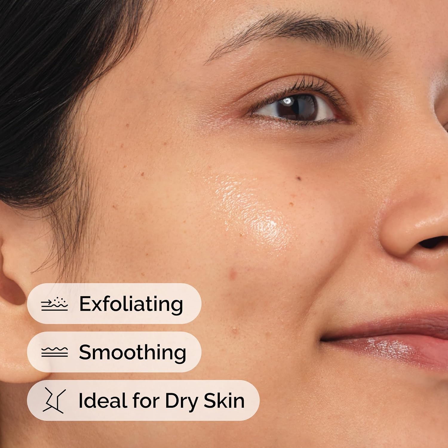 The Ordinary Lactic Acid 10% Exfoliating Serum - Brightening & Smoothing with Hyaluronic Acid, 1 Fl Oz