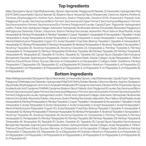 numbuzin No.9+ NAD+ BIO Lifting Full Face Mask, Peptide & Collagen Two-Piece Firming Mask for a Smooth, Defined-Looking Skin Finish, 4 Sheets + Lifting Band