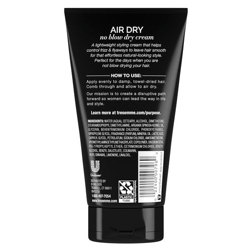 TRESemmé Air Dry Smoothing Cream - Hydrating Frizz Control for Unruly Hair | 5 oz