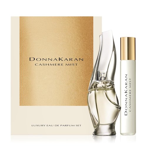 Donna Karan Cashmere Mist Eau de Parfum Set for Women - Mini & Travel Spray 0.5 Fl. Oz. Each