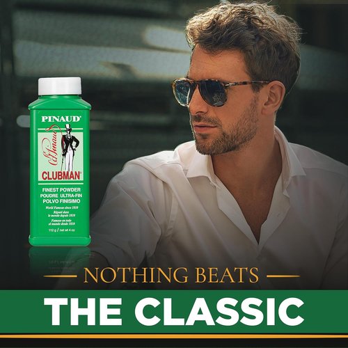Clubman Pinaud Finest Powder - Skin Soothing Formula, White, 4 oz for Ultimate Comfort