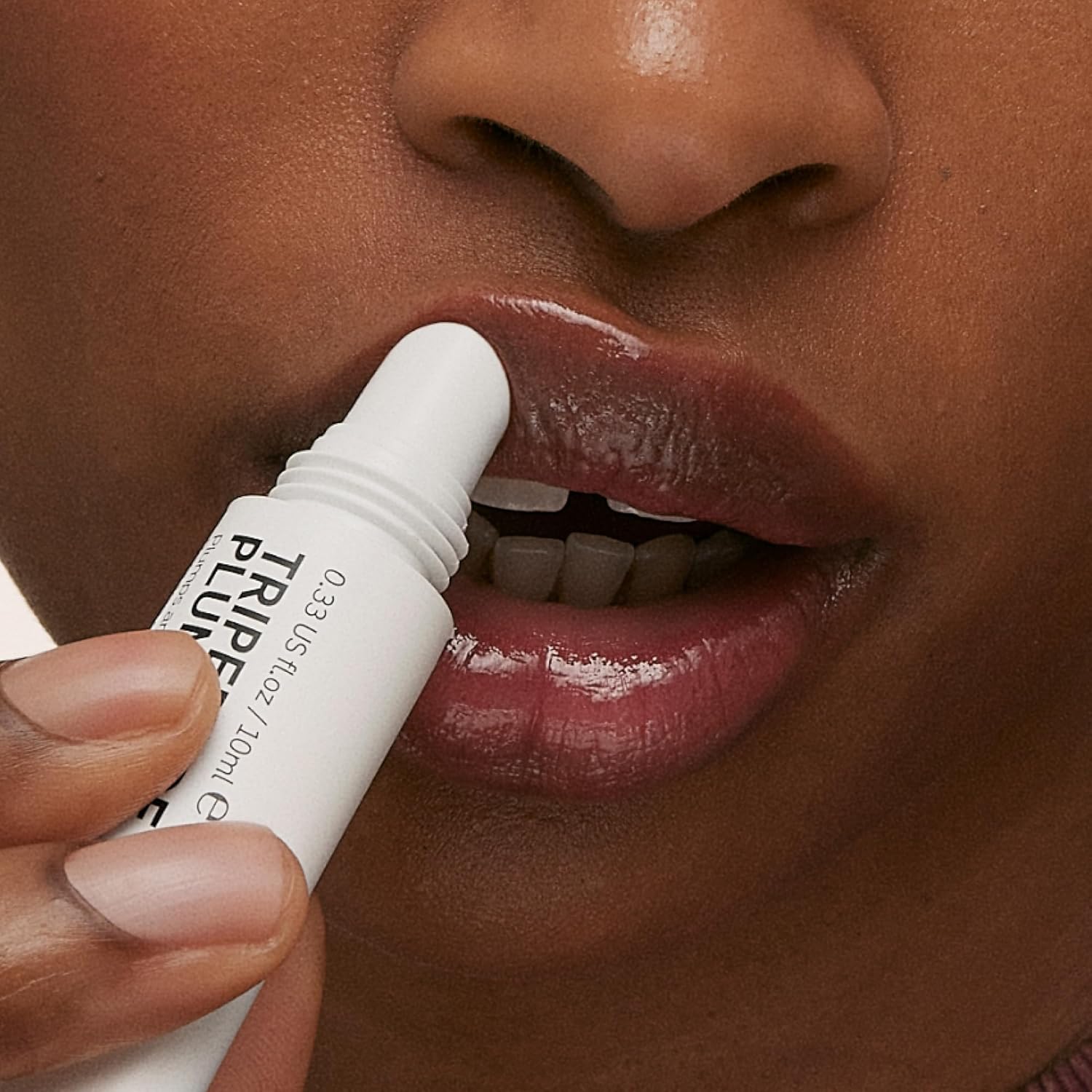The INKEY List Tripeptide Lip Balm - Clinically Proven Plumping & Hydrating, 10ml, Berry Tint