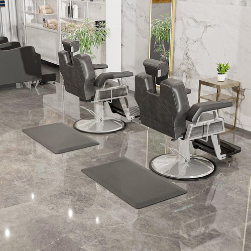 OmySalon 24’’x36’’x1/2’’ Shampoo Mat for Salon Anti Fatigue Standing Matt for Hair Stylist, Barber Floor Mat Waterproof Non Slip
