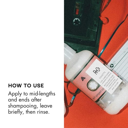 R+Co Cassette Curl Defining Conditioner - Lightweight Frizz Control & Shine - Sulfate-Free & Vegan - 8.5 oz