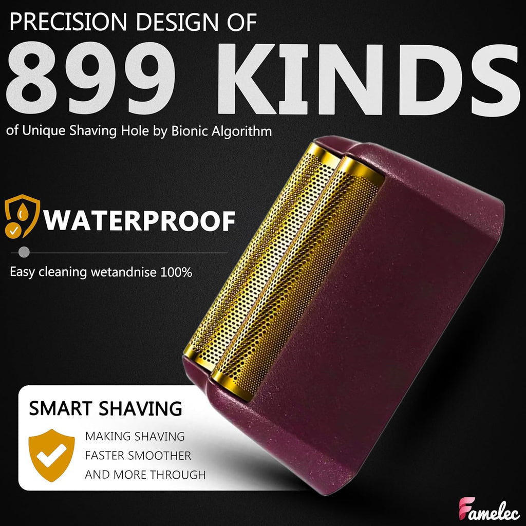 Wahl 5 Star Series Shaver Foil Replacement - Professional Gold Foil for Close Shaving | 2 Pack