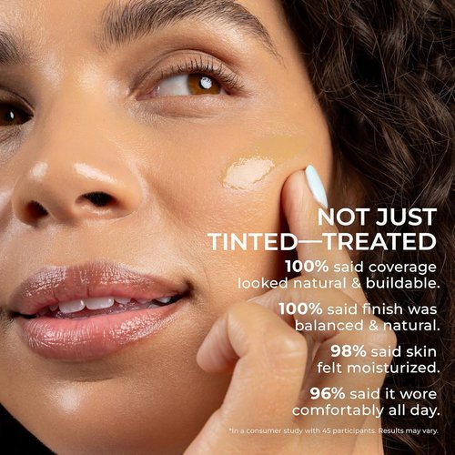 PÜR MINERALS Tinted Sunscreen for Face - 4-in-1 SPF 50 Mineral Protection & Moisturizer - Lightweight, Buildable Tint