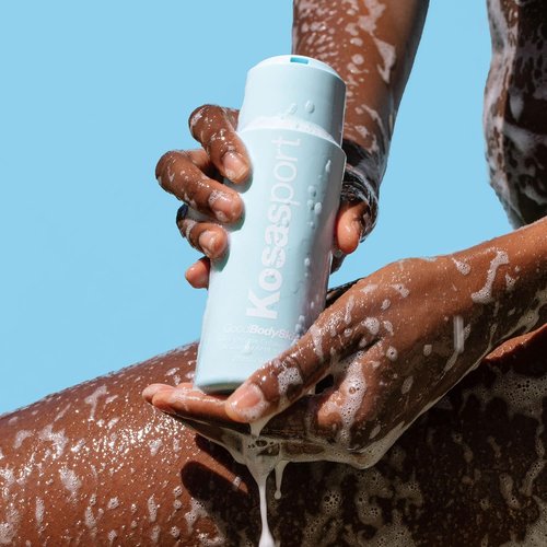 Kosas Kosasport Good Body Skin Body Wash - AHA & Enzyme Exfoliating Formula for Radiant Skin