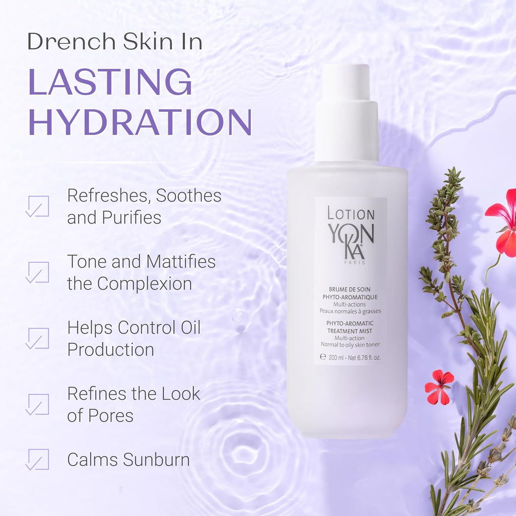 Yon-Ka Lotion PNG Toner - Refreshing Daily Face Mist with Aloe Vera & Rosemary | Hydrates & Soothes Skin