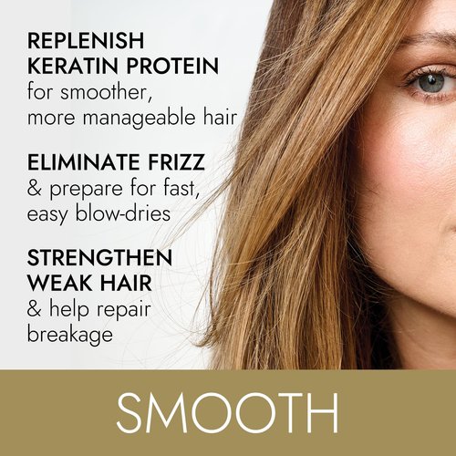 Ion Smoothing Keratin Tonic - Frizz Fighting Formula for Smooth, Sleek Hair