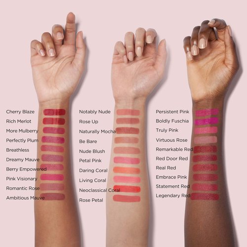 Elizabeth Arden Lipstick, Lip Color Makeup Enriched with Advanced Ceramide Complex, Vitamin E and Maracuja Oil, Rose Petal