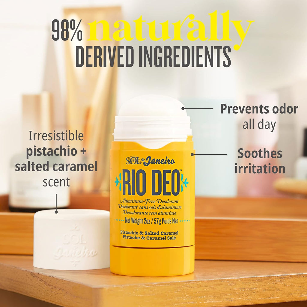 Sol de Janeiro Rio Deo Aluminum-Free Deodorant Refill | Eco-Friendly & Long-Lasting 2.5 oz