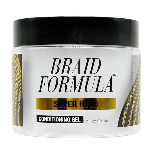 EBIN NEW YORK Braid Formula Conditioning Gel, Super Hold, 11 Oz | Great for Braiding, Twisting, Edges, No Residue, No Flaking, Strong Hold, High Shine, Smoothing with Clean, No Build-up