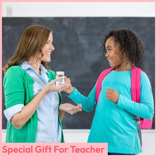 Hyperlama Teacher Gift: Appreciation Messages in a Bottle 50+ Heartfelt Notes for Women & Men, Perfect for Teacher Appreciation Week, Graduation, or End of Year Celebrations