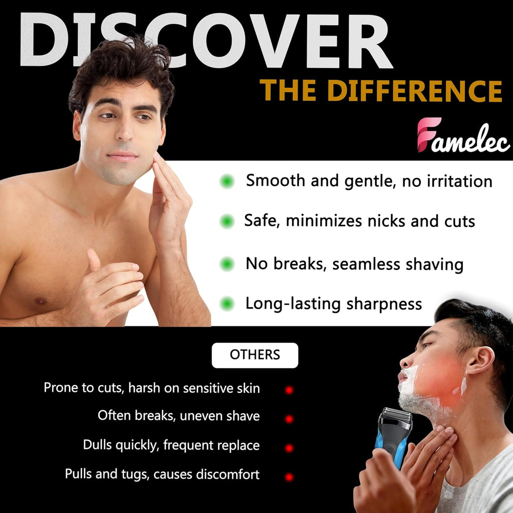 Wahl 5 Star Series Shaver Foil Replacement - Professional Gold Foil for Close Shaving | 2 Pack