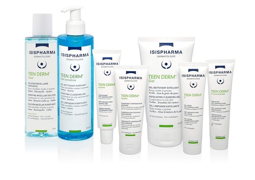 ISIS Pharma Teen Derm K Concentrate Serum - 30ml Active Formula for Oily Skin & Acne Treatment
