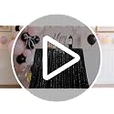 Black 120 Inch Square Sequin Tablecloth for Weddings & Parties Variation of THIS Listing