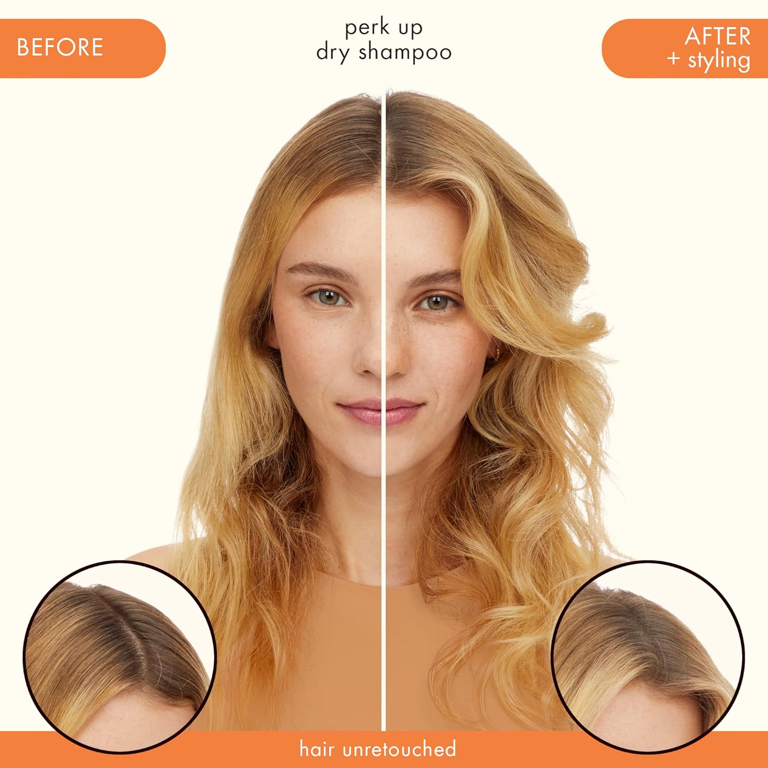 Amika Perk Up Talc-Free Dry Shampoo - Refreshing Roots with Volume, No White Residue, All Hair Types