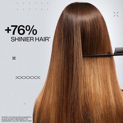 Redken Acidic Color Gloss Set - Shampoo, Conditioner & Heat Protection Spray for Color-Treated Hair